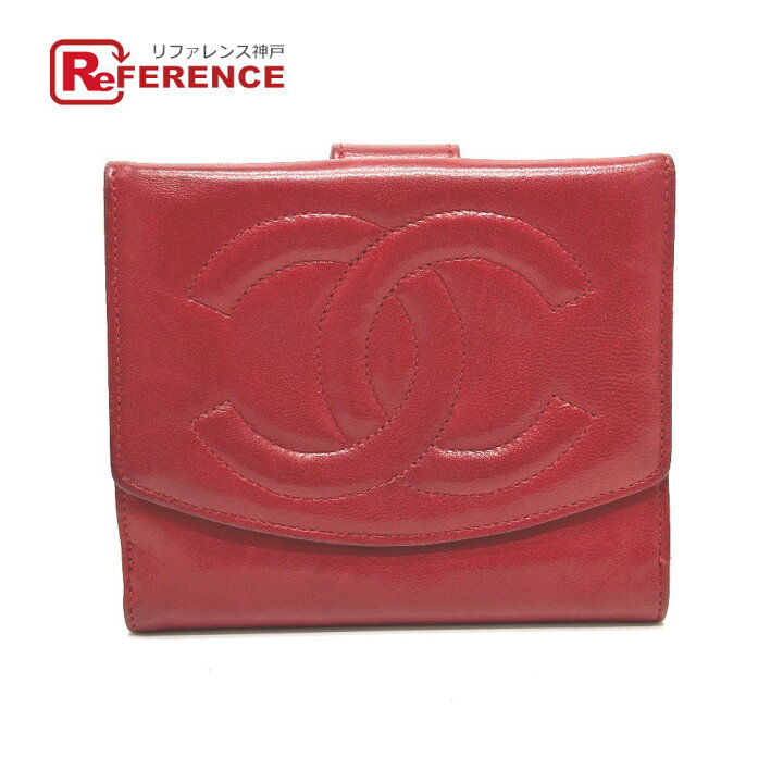 楽天市場】CHANEL シャネル ココマーク Wホック 2つ折り財布  