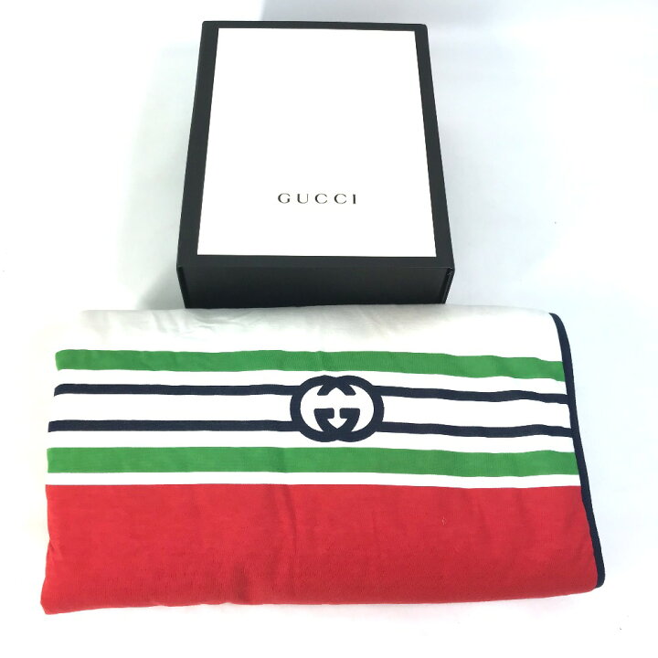 楽天市場】GUCCI グッチ 681367 インテリア ひざかけ 毛布 GG  