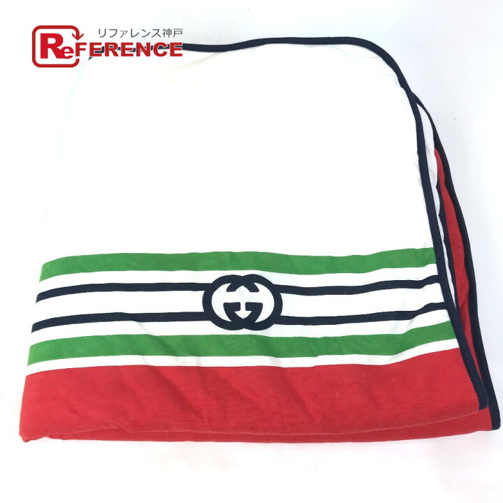 楽天市場】GUCCI グッチ 681367 インテリア ひざかけ 毛布 GG  