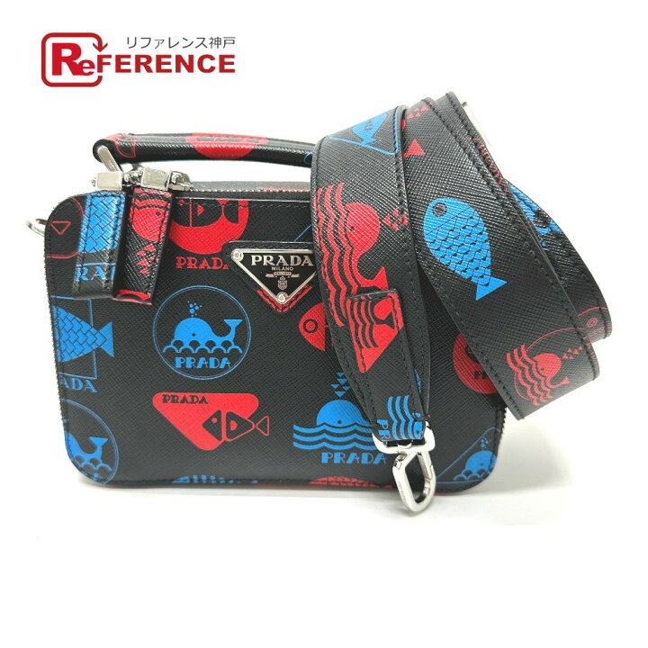 楽天市場】PRADA プラダ 2VH070 ホエール クジラ 2WAY ハンドバッグ  