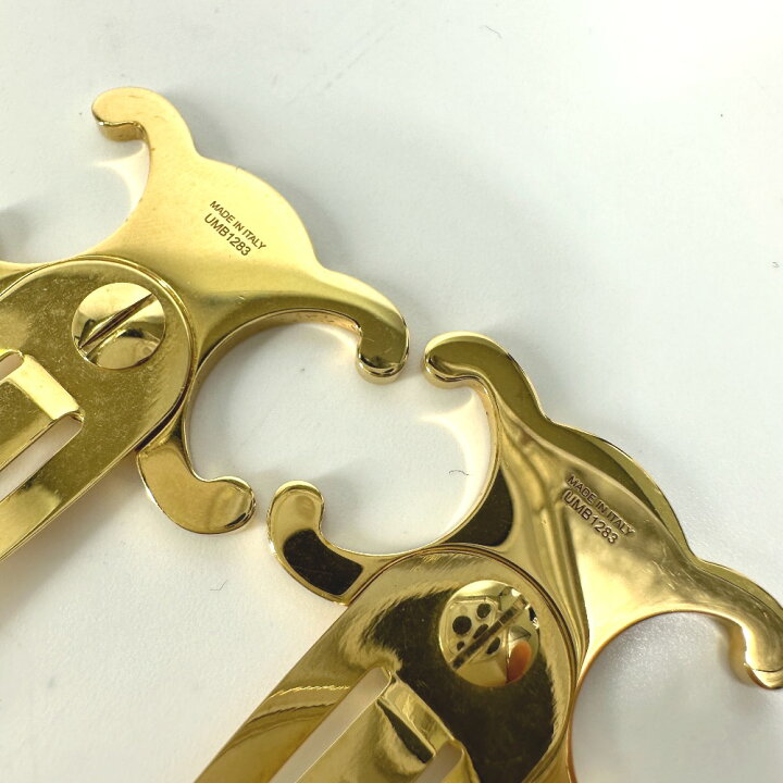 楽天市場】CELINE セリーヌ トリオンフ スナップ ヘアクリップ ヘア  