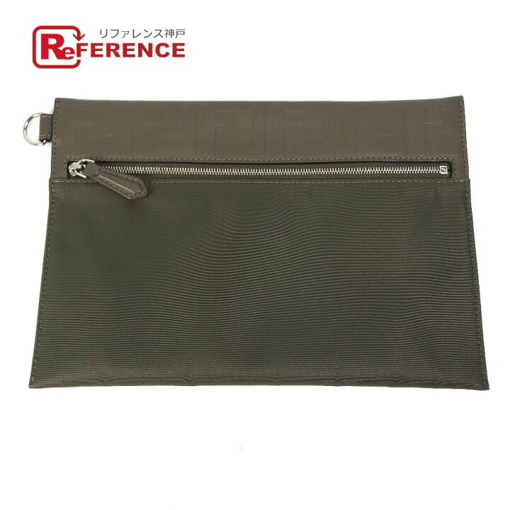 楽天市場】FENDI フェンディ 7N0108 ズッカ クラッチバッグ ポーチ  