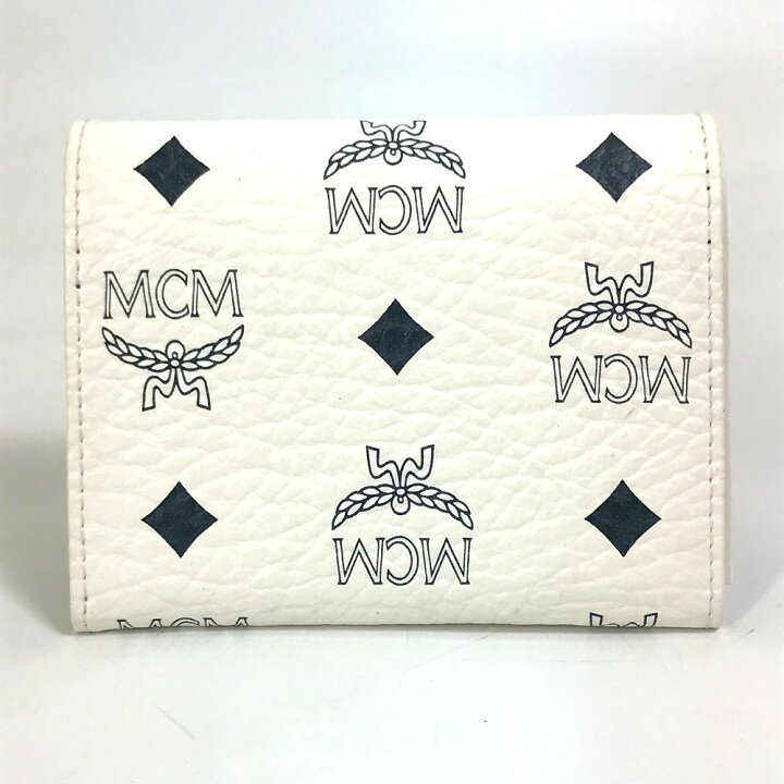 楽天市場】MCM エムシーエム ロゴグラム レザー 3つ折り ウォレット 3 