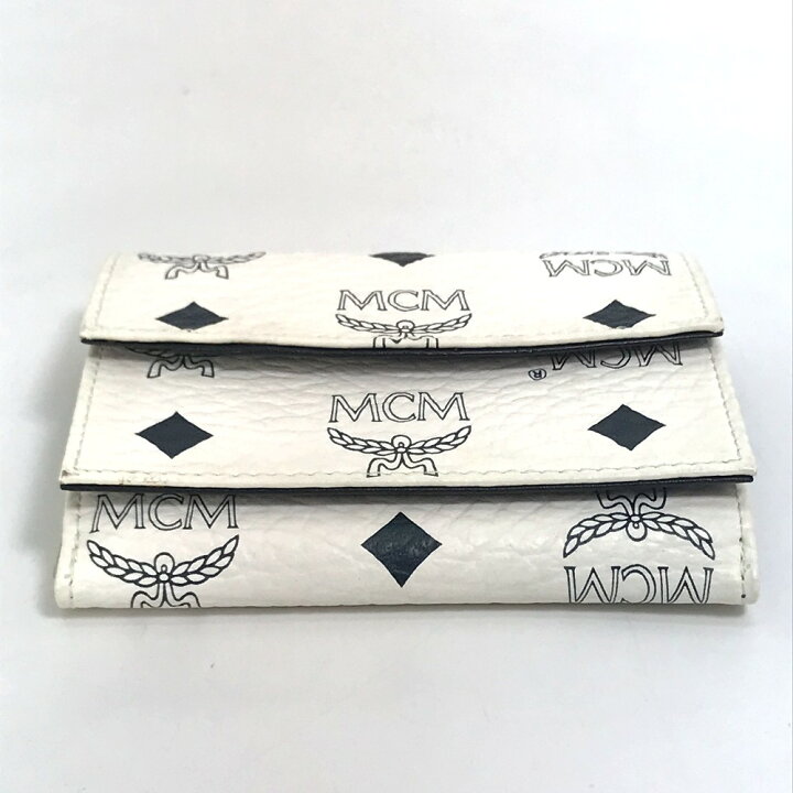 楽天市場】MCM エムシーエム ロゴグラム レザー 3つ折り ウォレット 3 