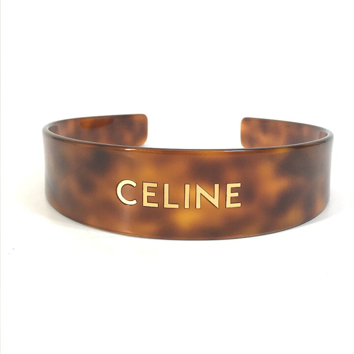 楽天市場】CELINE セリーヌ ロゴ ヘアアクセサリー カチューシャ 