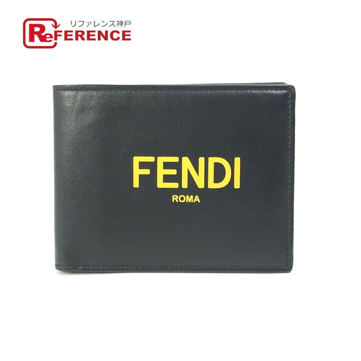 楽天市場】FENDI フェンディ 7M0001 ロゴ 財布 2つ折り財布 レザー  