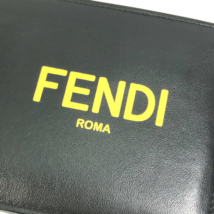 楽天市場】FENDI フェンディ 7M0001 ロゴ 財布 2つ折り財布 レザー  
