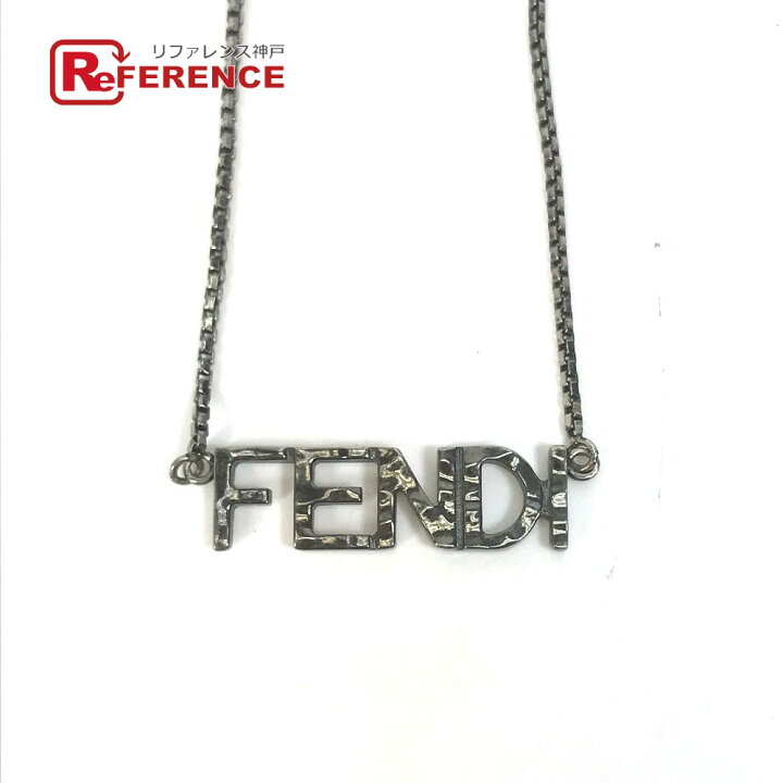 楽天市場】FENDI フェンディ ロゴ アクセサリー ネックレス メタル 
