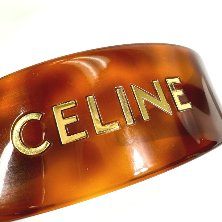 楽天市場】CELINE セリーヌ 46Y376CEA ロゴ ヘッドバンド ヘアバンド 