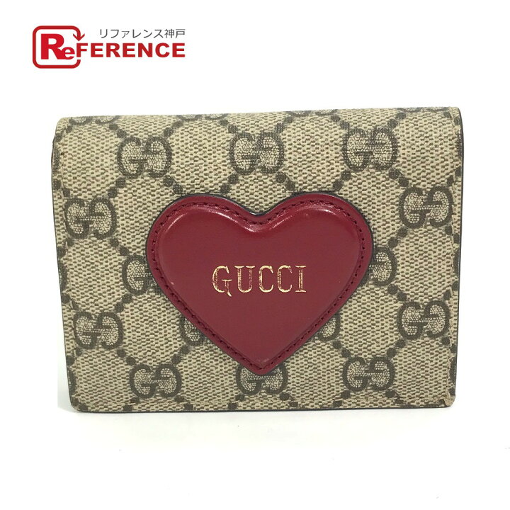 楽天市場】GUCCI グッチ 648848 GG ハートモチーフ 財布 2つ折り  