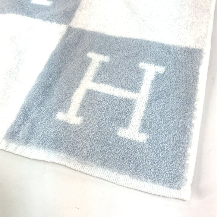 楽天市場】HERMES エルメス Hロゴ アヴァロン ハンドタオル タオル  