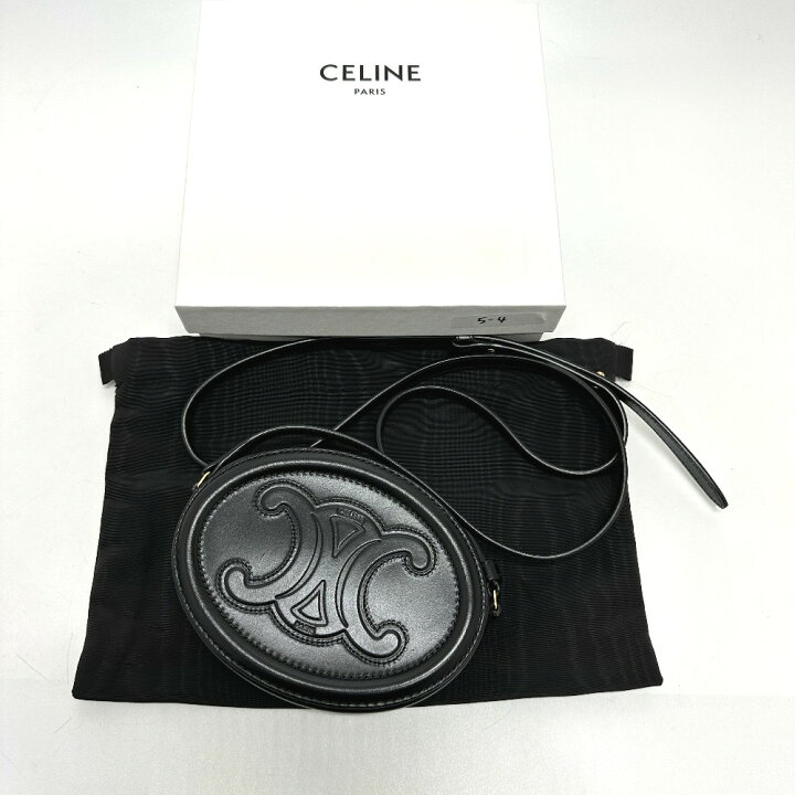 楽天市場】CELINE セリーヌ トリオンフ オーバルパース キュイル 