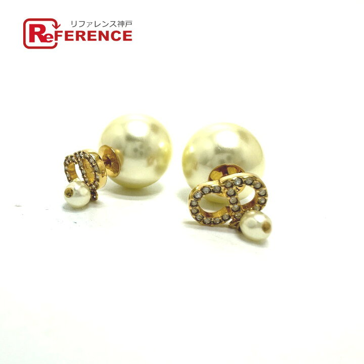 楽天市場】Dior ディオール ロゴ CD トライバル フェイクパール  