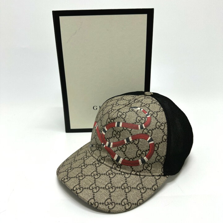 楽天市場】GUCCI グッチ 426887 GGスプリーム スネーク プリント  