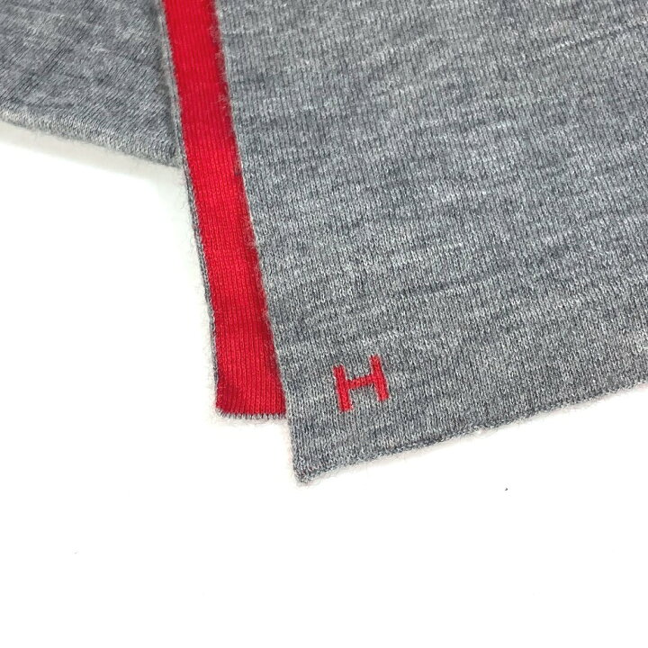 楽天市場】HERMES エルメス Hロゴ アレルトゥール バイカラー マフラー 