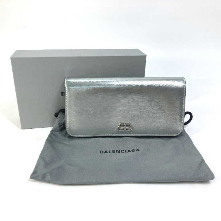 楽天市場】BALENCIAGA バレンシアガ 601479 ロングウォレット BBロゴ 2  