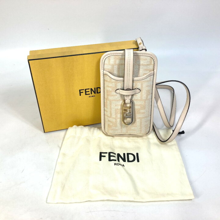 楽天市場】FENDI フェンディ 7AS131 スマホケース ズッカ ロゴ フォン 