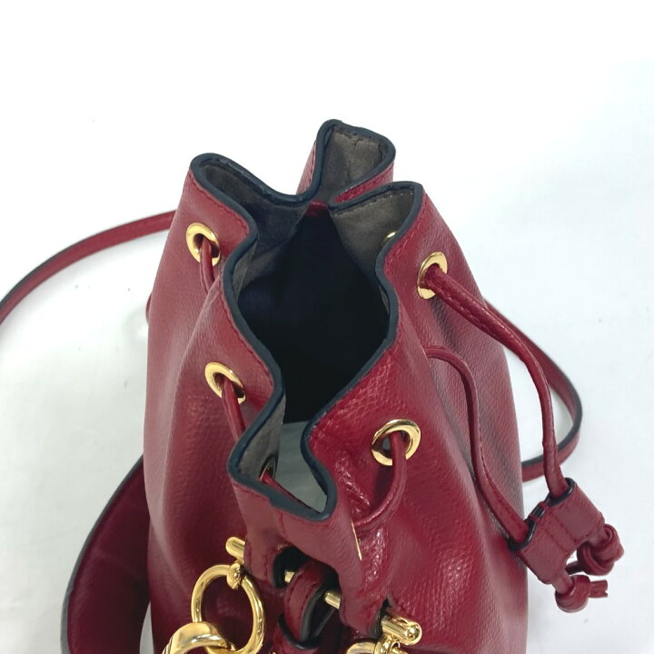 楽天市場】FENDI フェンディ 8BS010 FF金具 巾着 バケツ ミニ モン 