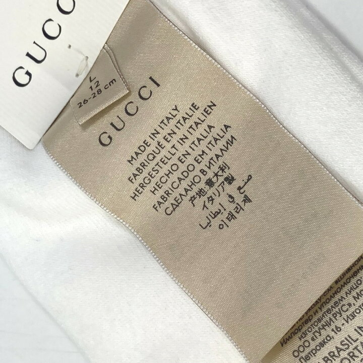 楽天市場】GUCCI グッチ GG ソックス 靴下 コットン メンズ ホワイト 