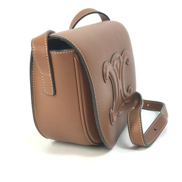 楽天市場】CELINE セリーヌ 198263DU3 斜め掛け ポシェット フォルコ 