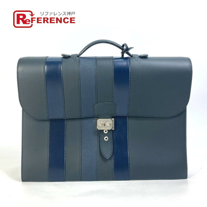 楽天市場】HERMES エルメス ブリーフケース サックアデペッシュ38  