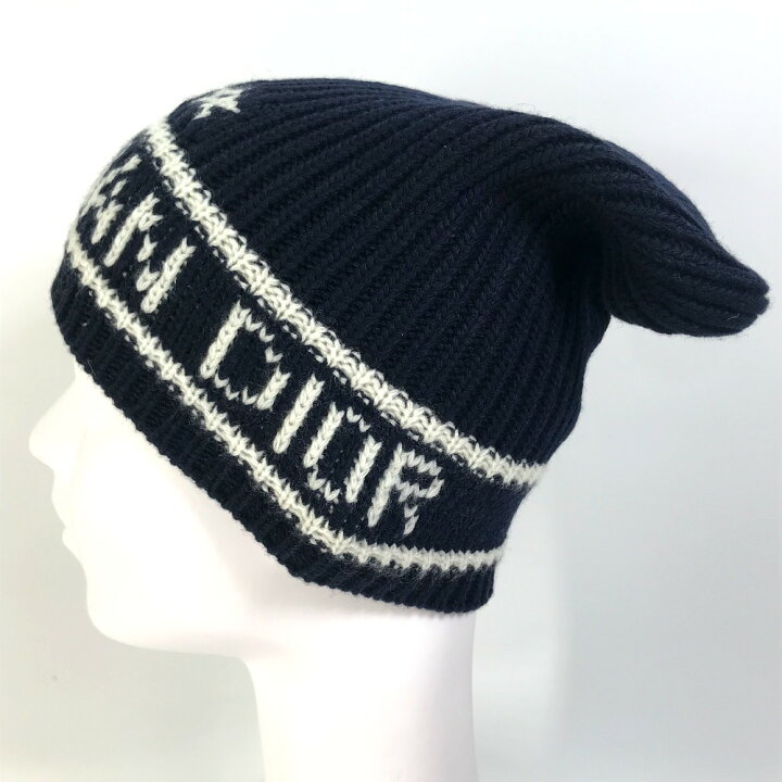美品 Christian Dior クリスチャンディオール 31NOE714IXGH ロゴ 帽子 