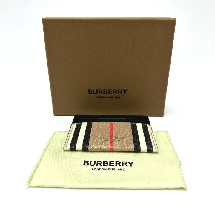 楽天市場】BURBERRY バーバリー チェック ロゴ 名刺入れ パスケース  
