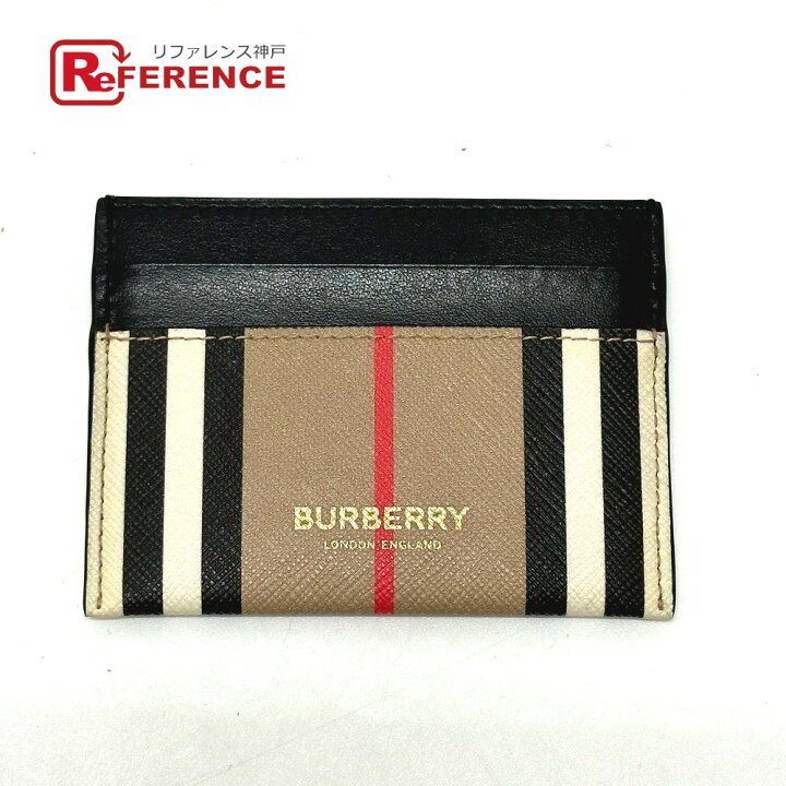 楽天市場】BURBERRY バーバリー チェック ロゴ 名刺入れ パスケース  