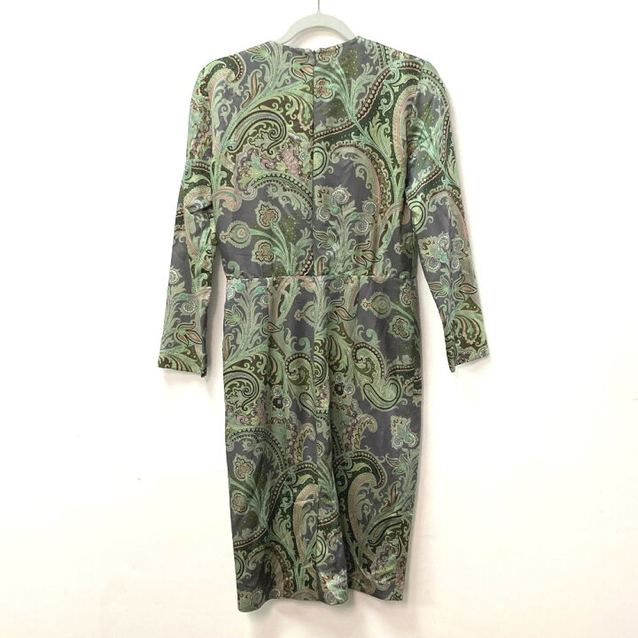 楽天市場】ETRO エトロ アパレル ペイズリー柄 袖あり ワンピース  