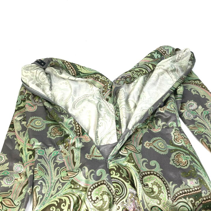 楽天市場】ETRO エトロ アパレル ペイズリー柄 袖あり ワンピース  