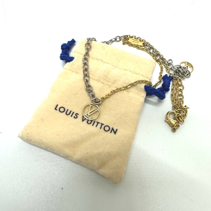 楽天市場】LOUIS VUITTON ルイヴィトン M68074 ネックレス ロゴマニア 