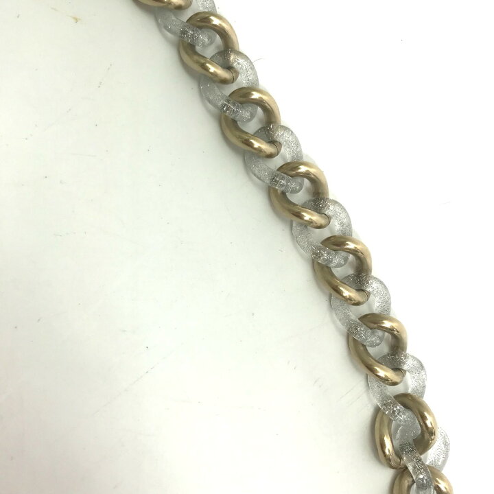 楽天市場】CHANEL シャネル 17K CC ココマーク チェーン ラメ ベルト  