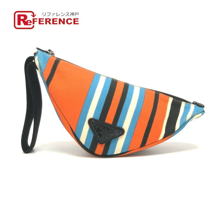 楽天市場】PRADA プラダ 2NE053 トライアングルロゴ クラッチバッグ  