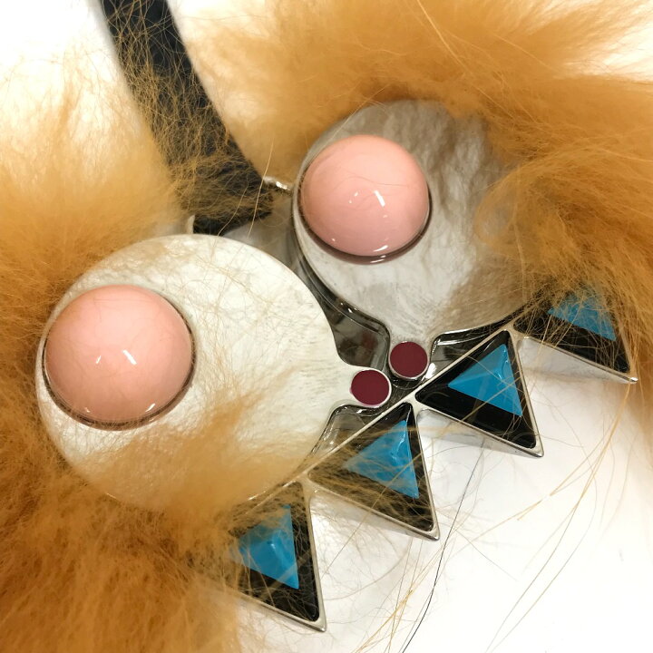 楽天市場】FENDI フェンディ 7AR541 ファー モンスター キーホルダー  
