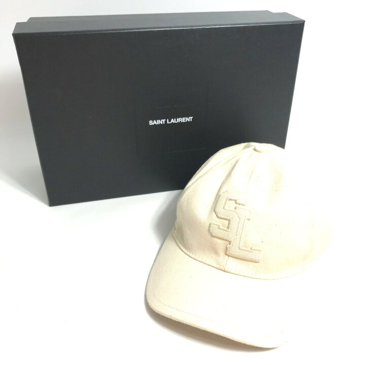 楽天市場】SAINT LAURENT PARIS サンローランパリ 690975 ロゴ 帽子  