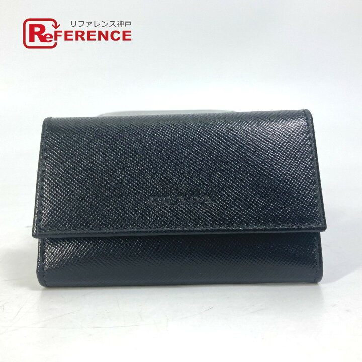 楽天市場】PRADA プラダ M25U 鍵 ロゴ 6連 キーケース サフィアーノ 