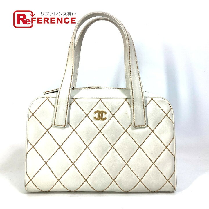 楽天市場】CHANEL シャネル CC ココマーク カバン ワイルドステッチ  