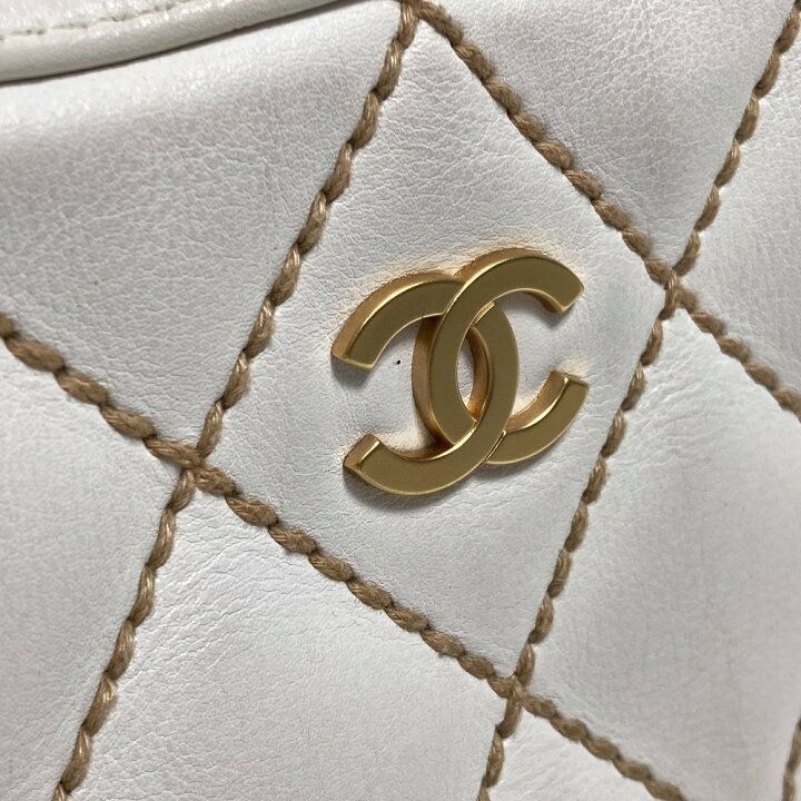 楽天市場】CHANEL シャネル CC ココマーク カバン ワイルドステッチ  