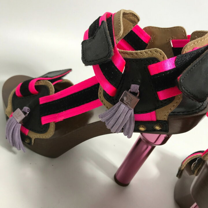 楽天市場】LOUIS VUITTON ルイヴィトン タッセル付き フリンジ ヒール  