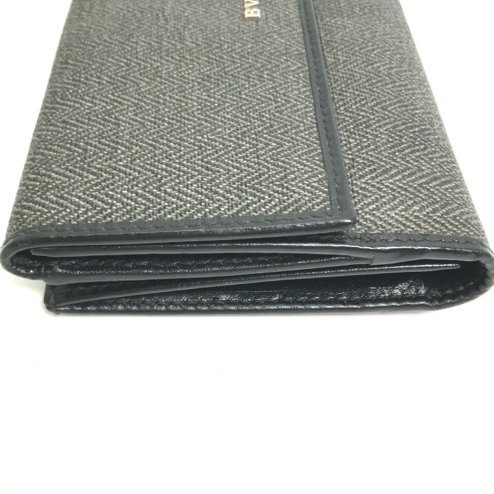 楽天市場】BVLGARI ブルガリ 33385 Wホック ロゴ 長財布 PVC/レザー  