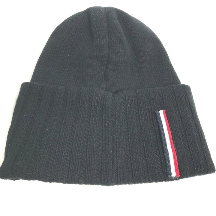 楽天市場】MONCLER モンクレール ビッグワッペン ロゴ ビーニー 帽子 