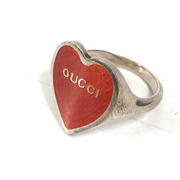 楽天市場】GUCCI グッチ ハート ロゴ アクササリー リング・指輪 SV925  