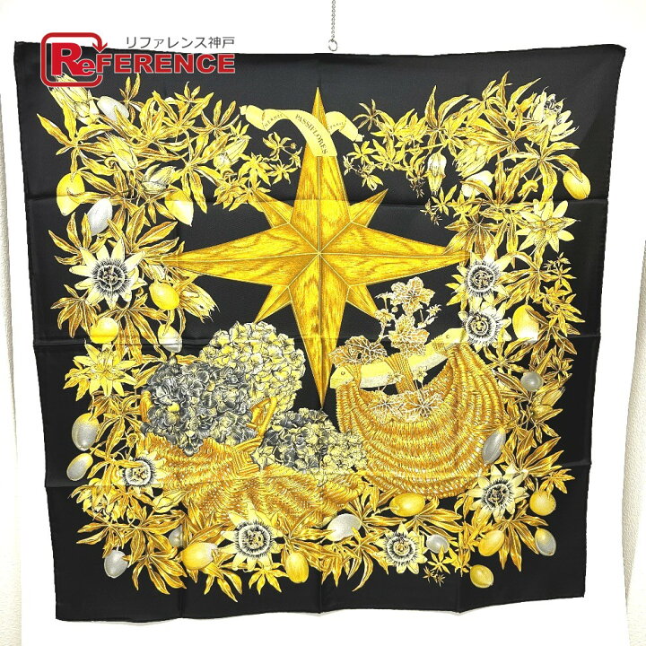 楽天市場】HERMES エルメス カレ90 PASSIFLORES パッションフラワー 花 