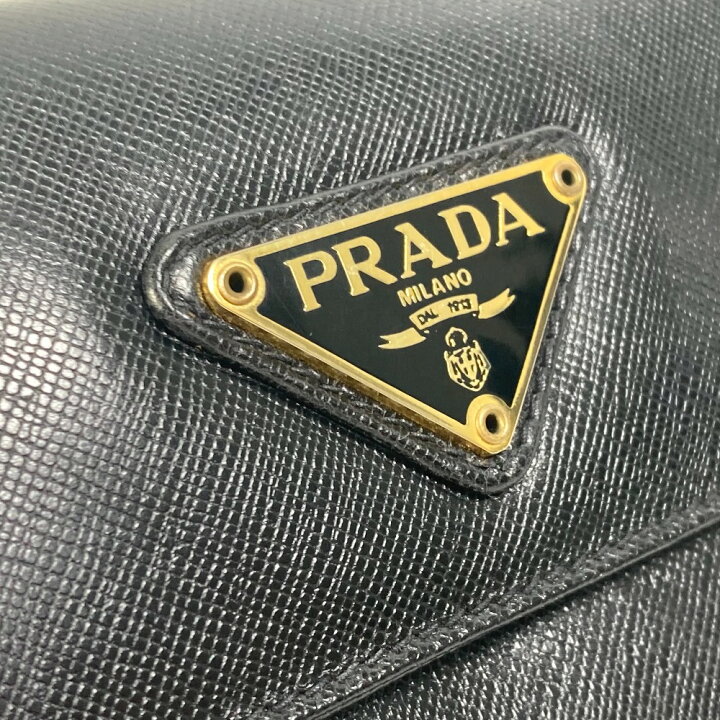 楽天市場】PRADA プラダ トライアングルロゴ 三角ロゴ プレート ポーチ 