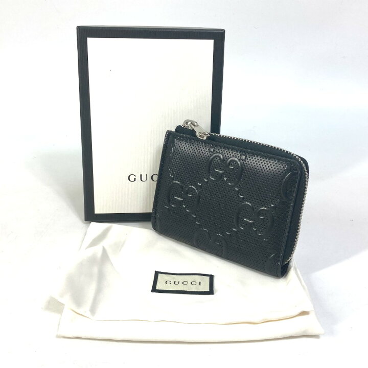 楽天市場】GUCCI グッチ 657571 GGエンボス L字ファスナー 財布 小銭 