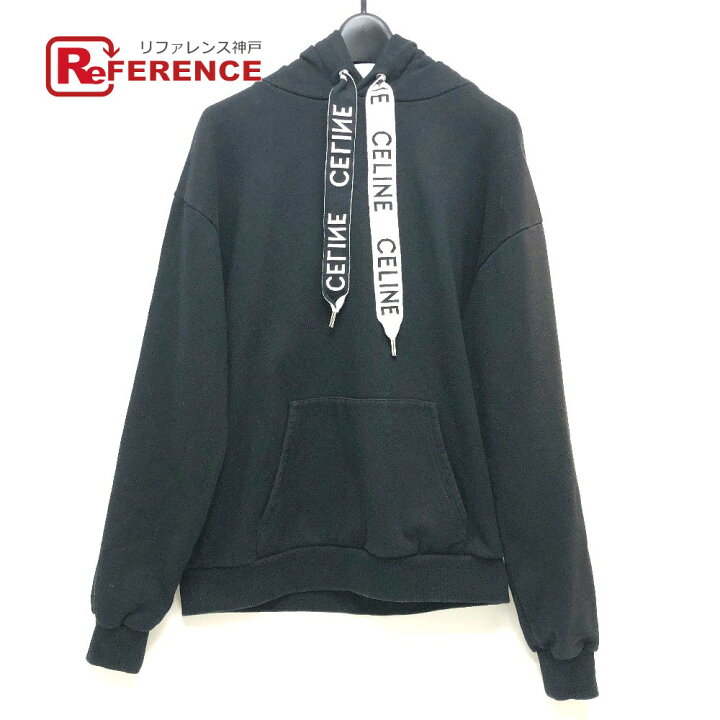 楽天市場】CELINE セリーヌ 2Y468670Q ロゴ紐 フード スウェット  