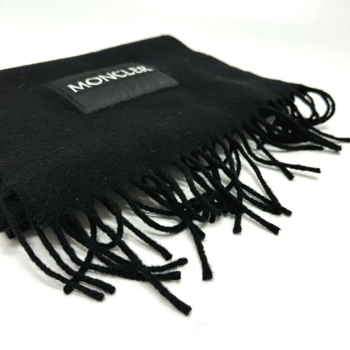 楽天市場】MONCLER モンクレール ロゴ SCIARPA マフラー ウール  