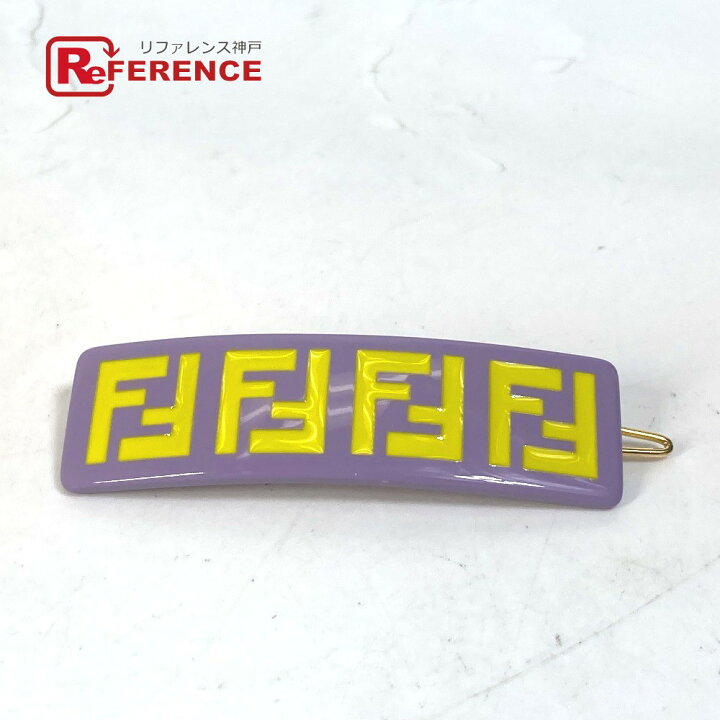 楽天市場】FENDI フェンディ JFP402 ヘアピン FF ヘアクリップ ロゴ 