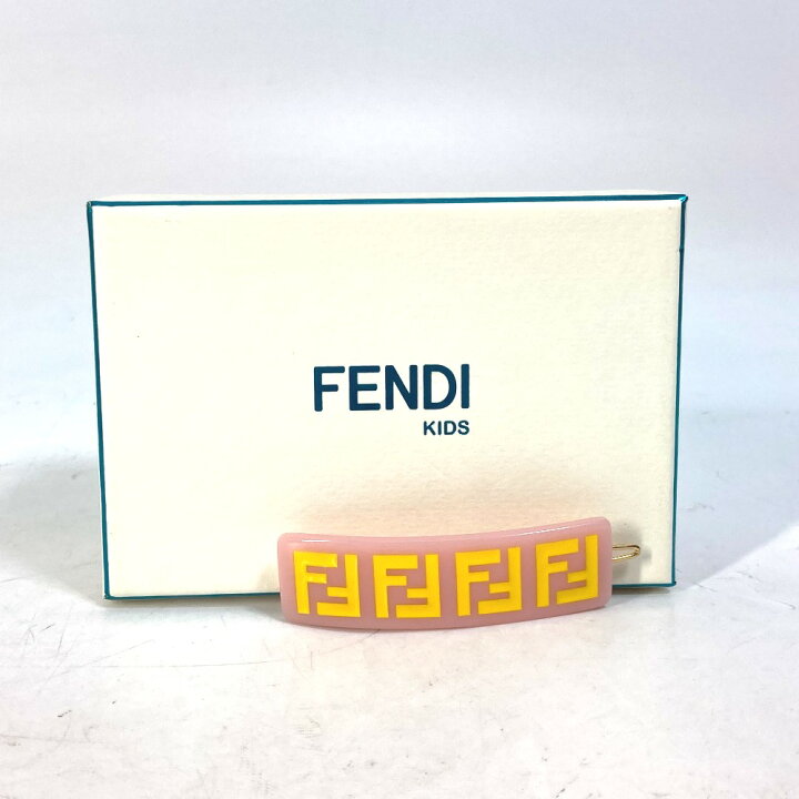 楽天市場】FENDI フェンディ JFP402 ヘアピン FF ヘアクリップ ロゴ  