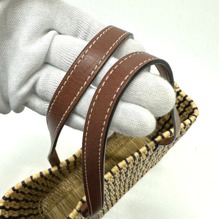 楽天市場】LOEWE ロエベ スクエア アナグラム ストローバッグ カゴ 